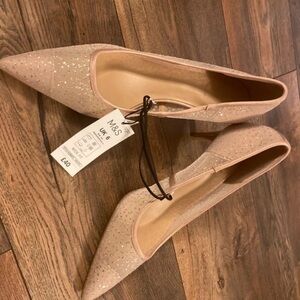 Marks & Spencer Sparkling Nude Heels